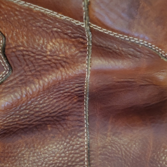 Size 11 Mens Born Brown Leather Boots - Picture 3 of 8